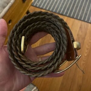 Capezio braided belt
